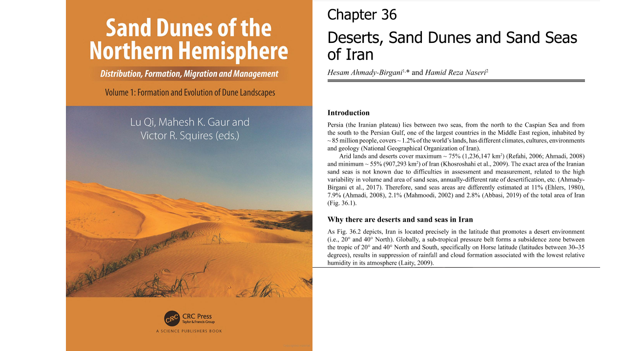 Sand Dunes of the  Northern Hemisphere Distribution, Formation, Migration and Management